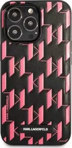 Karl Lagerfeld Karl Lagerfeld KLHCP13LMNMP1P iPhone 13 Pro / 13 6,1" hardcase różowy/pink Monogram Plaque 1