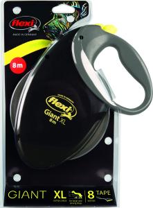 Flexi Smycz automatyczna FLEXI GIANT NEON taśma XL 8m do 85kg 2