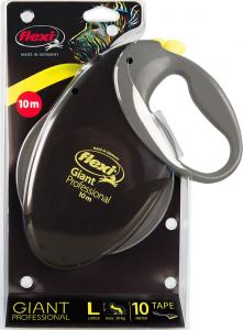 Flexi Smycz automatyczna Giant Neon Professional - taśma L 10 m do 50kg 2