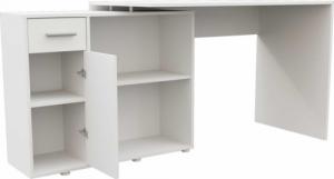 Biurko Topeshop Biurko narożne ELENA - BIEL MAT 3