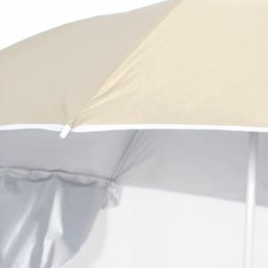 vidaXL vidaXL Parasol plażowy ze ściankami bocznymi, piaskowy, 215 cm 5