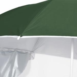 vidaXL vidaXL Parasol plażowy ze ściankami bocznymi, zielony, 215 cm 5