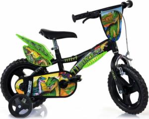 Dino bikes Dino Bikes Rower dziecięcy Dinosaur, zielony, 12" 2
