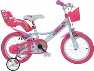 Dino bikes Rower dziecięcy Unicorn, różowy, 14" 2