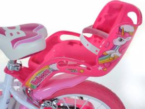 Dino bikes Rower dziecięcy Unicorn, różowy, 14" 4