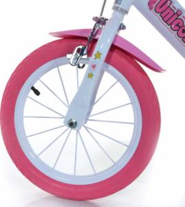 Dino bikes Rower dziecięcy Unicorn, różowy, 14" 6