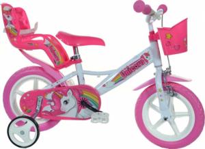 Dino bikes Dino Bikes Rower dziecięcy Unicorn, różowy, 12" 2