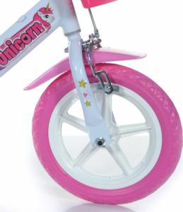 Dino bikes Dino Bikes Rower dziecięcy Unicorn, różowy, 12" 4