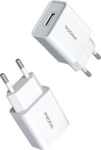 Ładowarka Proda LingHang 1x USB-A 2.4 A (6971278728375) 6