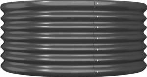 vidaXL vidaXL Donica ogrodowa, malowana proszkowo stal, 80x80x36 cm, antracyt 3