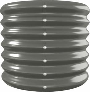 vidaXL vidaXL Donica ogrodowa, malowana proszkowo stal, 260x40x36 cm, szara 4