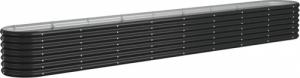 vidaXL vidaXL Donica ogrodowa, malowana proszkowo stal, 332x40x36cm, antracyt 2