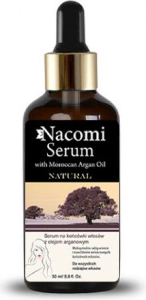 Nacomi Serum z olejem arganowym, na końcówki 50ml 1
