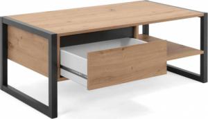 Finori Finori Stolik kawowy Denver 55, dąb artisan i antracytowa szarość 4