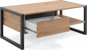 Finori Finori Stolik kawowy Denver 55, dąb artisan i antracytowa szarość 6