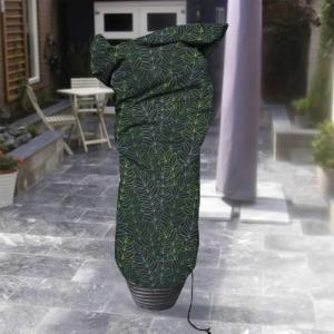 Capi Capi Pokrowiec na rośliny, mały, 75x150 cm, zielono-czarny nadruk 1