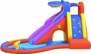 Happy Hop Happy Hop Nadmuchiwana zjeżdżalnia z basenem, 450x320x240 cm, PVC 4