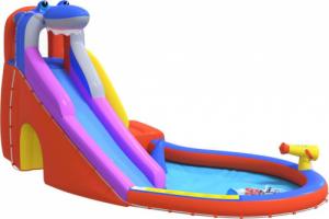 Happy Hop Happy Hop Nadmuchiwana zjeżdżalnia z basenem, 450x320x240 cm, PVC 5