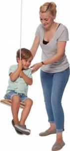 Huśtawka Happy People Happy People Drewniana huśtawka okrągła Monkey Swing 2