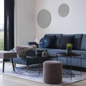 House Nordic Okrągłe lustro Daisy, mosiądz 5