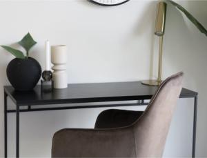 Biurko House Nordic Avery Czarne 100 cm x 45 cm 8