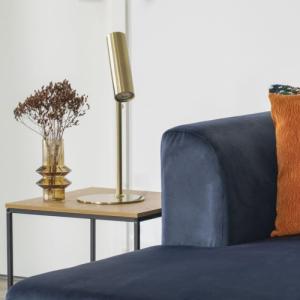 House Nordic House Nordic Stolik boczny Avery, kolor dębu i czarny 5