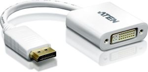 Adapter AV Aten DisplayPort - DVI-I biały (VC965-AT) 1