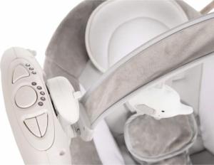 Bo Jungle Bo Jungle Przenośny bujaczek niemowlęcy Dolphy, naturalny i biały 10