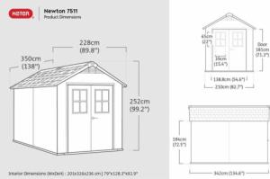 Keter Keter Szopa ogrodowa Newton 7511 10