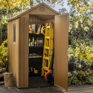 Keter Szopa ogrodowa Darwin, 4x6, stylizowana na drewnianą 9