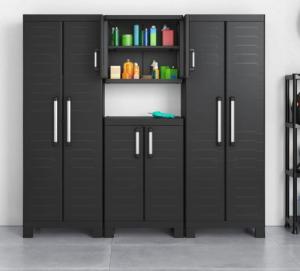 Keter Podstawowa szafka do przechowywania Detroit, czarna 2