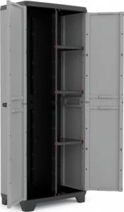 Szafa ogrodowa Keter Wielofunkcyjna szafa Stilo, szaro-czarna, 173 cm (434770) 4