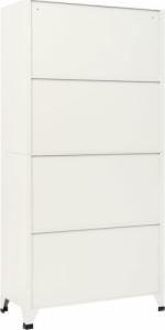 vidaXL vidaXL Szafka zamykana na klucz, szaro-niebieska 90x45x180 cm, stalowa 5