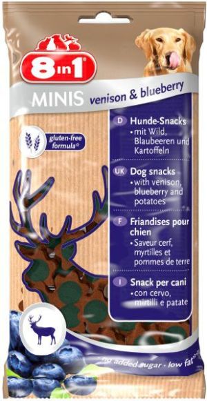 8in1 Przysmak 8in1 Minis venison and blueberry 100 g 1