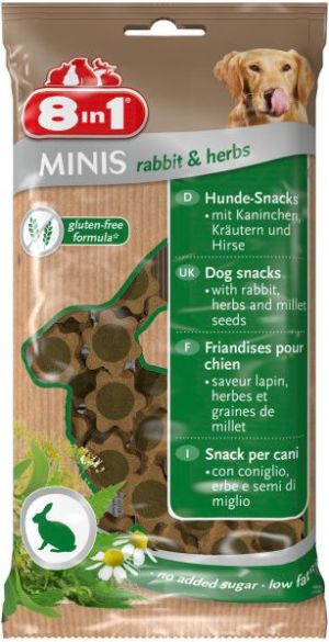 8in1 Przysmak 8in1 Minis rabbit and herbs 100 g 1