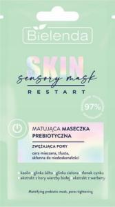 Bielenda Bielenda Skin Restart Sensory Mask Matująca Maseczka prebiotyczna - zwężająca pory 8g 1