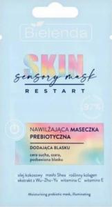 Bielenda Bielenda Skin Restart Sensory Mask Nawilżająca Maseczka prebiotyczna - dodająca blasku 8g 1
