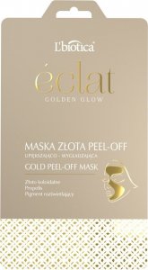 Lbiotica  L`BIOTICA Eclat Golden Glow Maska Złota peel-off upiększająco - wygładzająca 10g 1