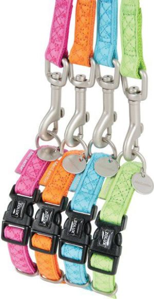 Zolux Mac Leather 20 mm/1.2 m Pomarańczowa 3