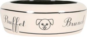 Zolux Miska ceramiczna Buffet dla psa 17 cm 0,7 l - biały 1