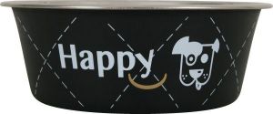 Zolux Miska Inox Happy 1.5 l - czarna 2