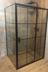 INDES CZARNA KABINA prysznicowa loft BLACK 120x90cm 3