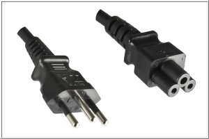 Kabel zasilający MicroConnect Power Cord Notebook 1.8m Black - PE010818BRAZIL 1