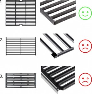 Yoer SteakKing GG02S Grill ogrodowy gazowy 22.1 kW 43 cm x 36 cm 7