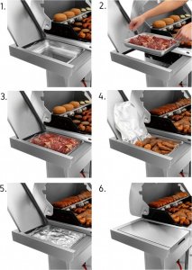 Yoer SteakKing GG02S Grill ogrodowy gazowy 22.1 kW 43 cm x 36 cm 9