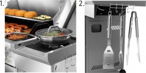 Yoer SteakKing GG02S Grill ogrodowy gazowy 22.1 kW 43 cm x 36 cm 10