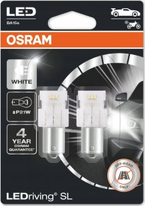 Osram Żarówki Osram LED P21W 7506DWP-02B (2 sztuki) białe 1