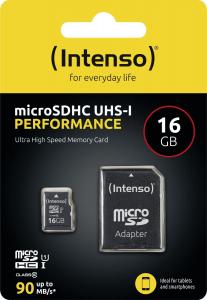 Karta Intenso Performance MicroSDHC 16 GB Class 10 UHS-I/U1  (3424470) 4