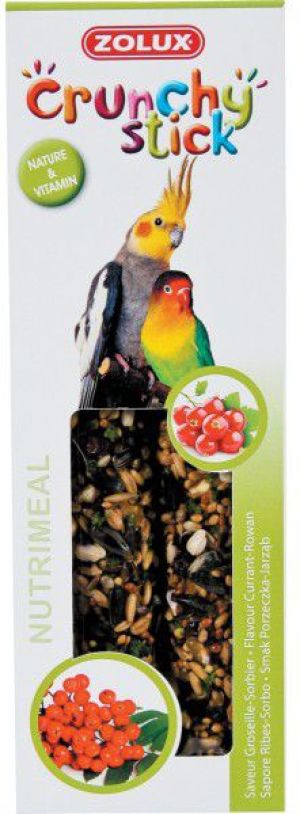 Zolux Crunchy Stick duże papugi porzeczka/jarzębina 115 g 1