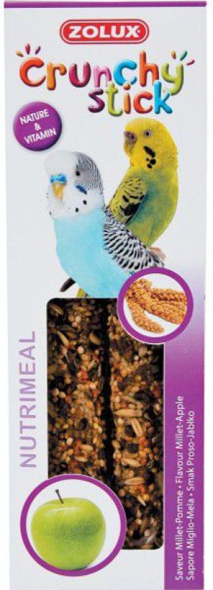 Zolux Crunchy Stick papuga mała proso/jabłko 85 g 2